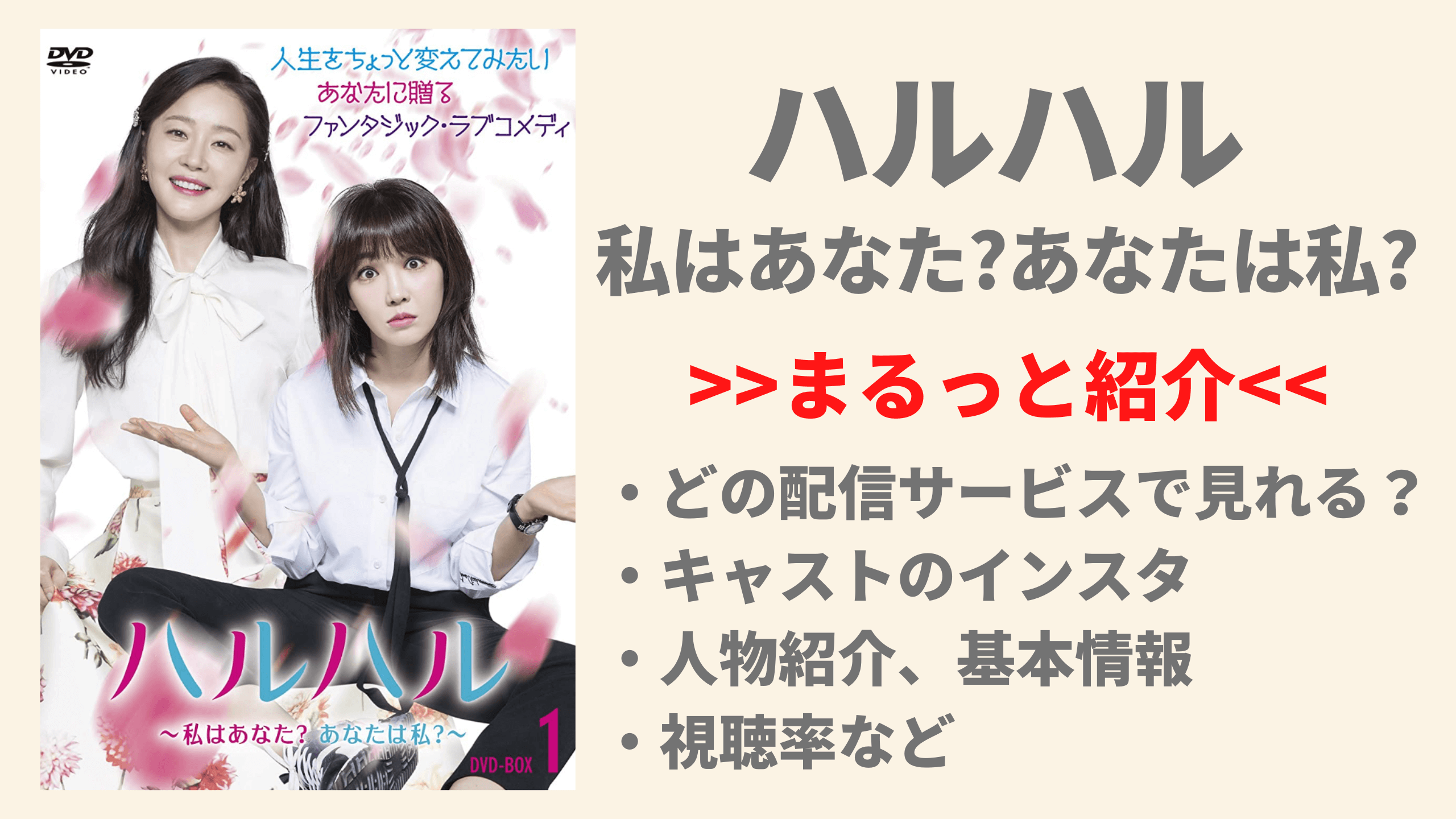 韓国ドラマ ハルハル 私はあなた あなたは私 視聴できる配信サービスや日本放送はいつ キャスト あらすじ 相関図など紹介 Netflixで見れる Mogyu 韓ドラ情報をまるっとお届け