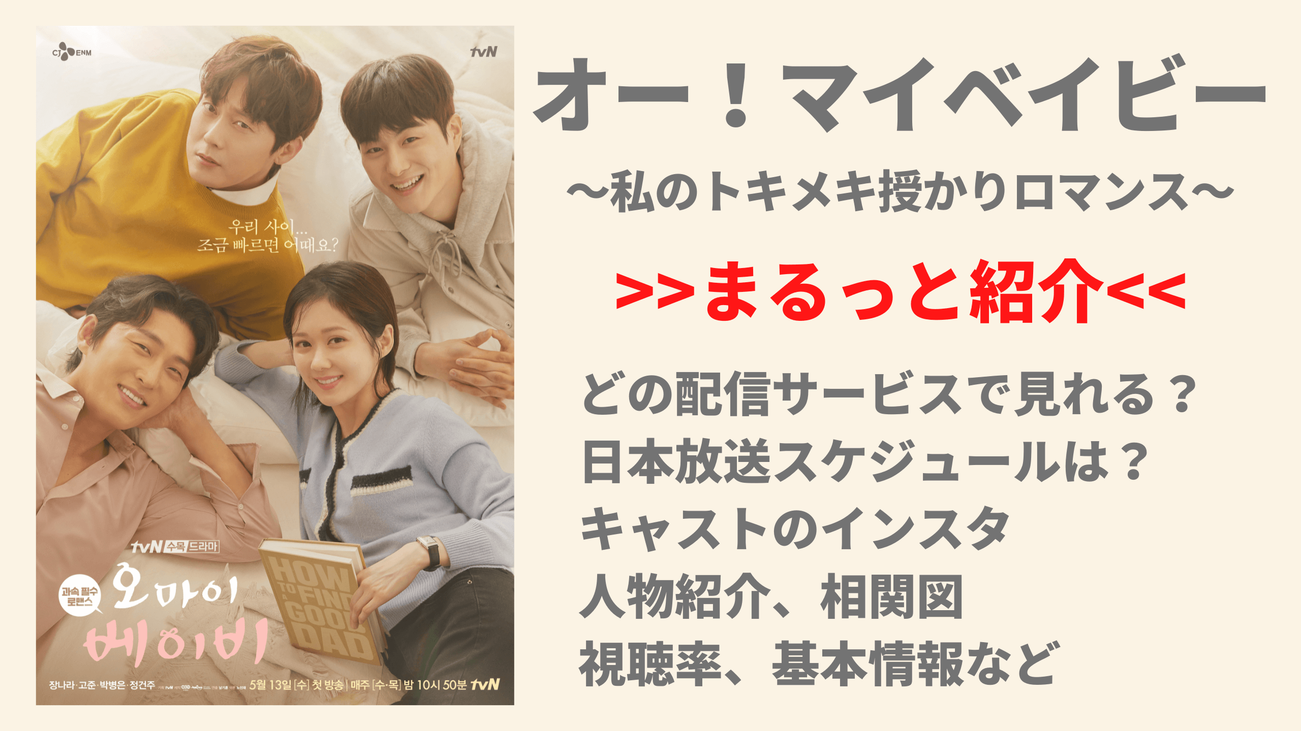 韓国ドラマ オー マイベイビー 私のトキメキ授かりロマンス 視聴できる配信サービスや日本放送はいつ キャスト あらすじ 相関図など紹介 Netflixで見れる Mogyu 韓ドラ情報をまるっとお届け