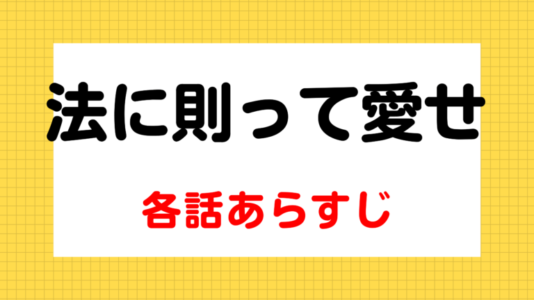 【法に則って愛せ】各話(1話〜8話)あらすじと視聴率 | MOGYU☆韓ドラ情報をまるっとお届け
